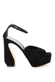 yee si, SI ROSSI | Si sergio rossi suede platform sandals商品图片 5.4折