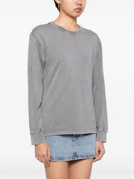 Alexander Wang | ALEXANDER WANG Women W/ Puff Logo & Bound Neck  Essential Jsy Ls Tee 5.5折