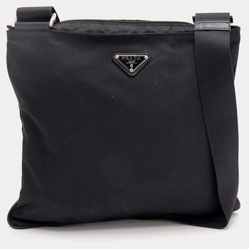 美国prada包, [二手商品] Prada | Prada Black Tessuto Nylon Messenger Bag商品图片 9折, 满1件减$100, 满减