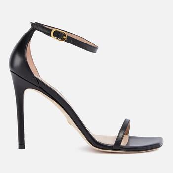 推荐Stuart Weitzman Nudist Curve 100 Leather Heeled Sandals商品