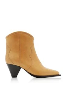 推荐Darizo Leather Ankle Western Boots - Neutral - FR 37 - Moda Operandi商品