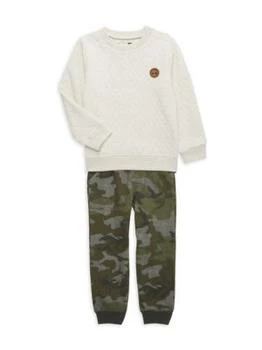 Timberland | ​Little Boy’s 2-Piece Sweatshirt & Camo Joggers Set 5.5折