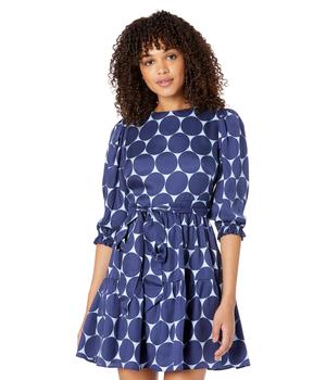 kate spade连衣裙, Kate Spade | Joy Dot Silk Twill Dress商品图片 