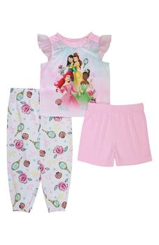 AME | Kids' Disney Princess 3-Piece Pajama Set商品图片,3.9折