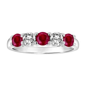 Diana M Jewels | 1.26cttw Natural Heated Ruby and Diamond Ring set in 14k Gold,商家Premium Outlets,价格¥8911