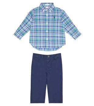 Ralph Lauren | 婴幼儿 — 棉质衬衫与裤装套装商品图片,6.9折