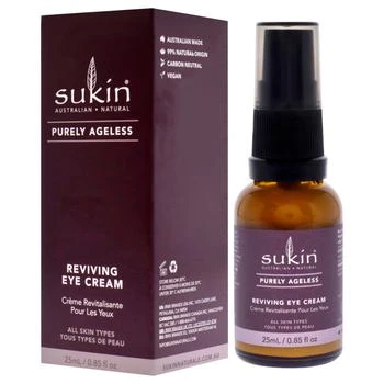 推荐Purely Ageless Reviving Eye Cream by Sukin for Women - 0.85 oz Cream商品