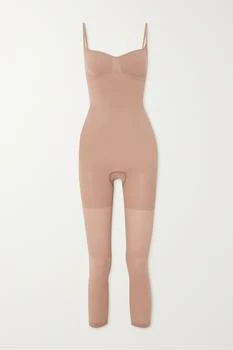 SKIMS | Seamless Sculpt 紧身连体裤 （颜色：sienna）,商家NET-A-PORTER,价格¥664