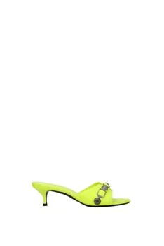 Balenciaga | Sandals cagole Leather Yellow Fluo Yellow 7.1折