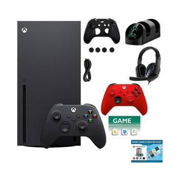 商品Xbox | Series X 1TB Console with Extra Red Controller Accessories Kit and 2 Vouchers,商家Macy's,价格¥5500图片