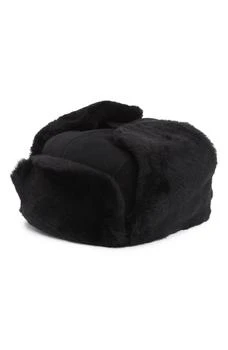 UGG | UGG Suede Genuine Shearling Trapper Hat 5.1折, 独家减免邮费