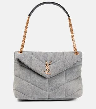 Yves Saint Laurent | Loulou Medium denim shoulder bag 