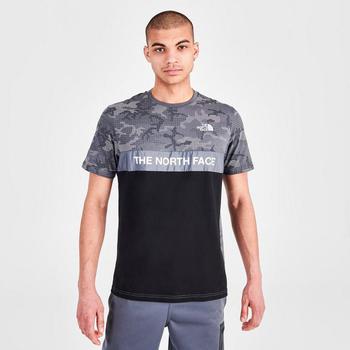推荐Men's The North Face Camo Color-Block Short-Sleeve T-Shirt商品