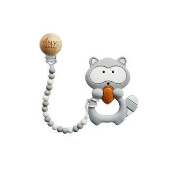 Tiny Teethers Designs | 浣熊造型婴儿硅胶安抚咬胶,商家Macy's,价格¥164