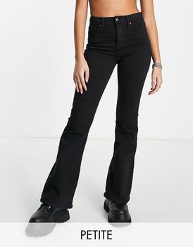 冬装topshop jamie, Topshop | Topshop Petite black flared Jamie jeans商品图片 