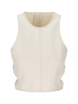 推荐Chloé Cut-Out Cropped Tank Top商品