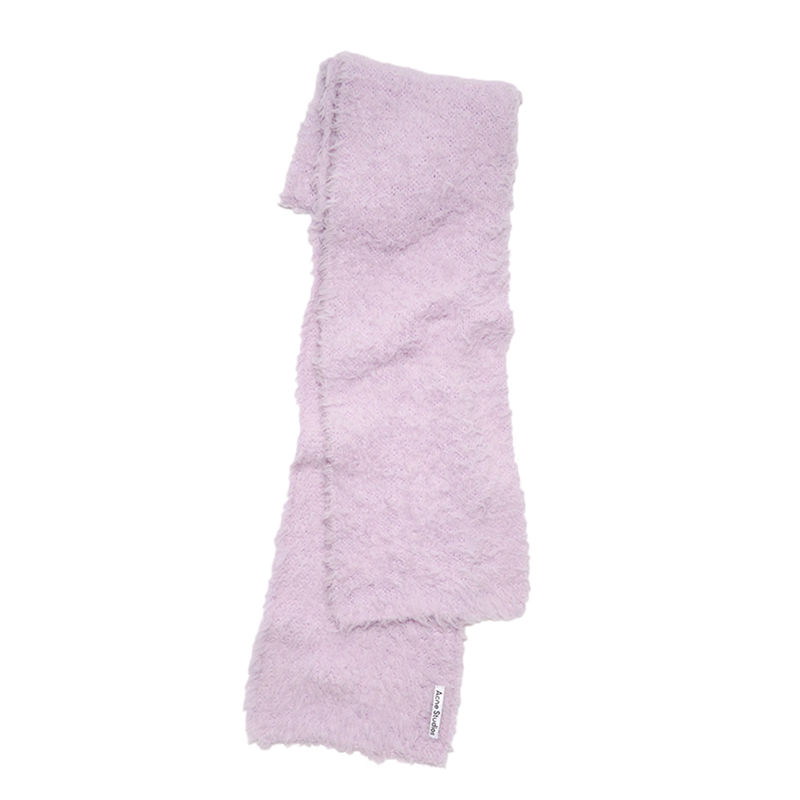 推荐ACNE STUDIOS 女士淡紫丁香色羊毛混纺围巾商品