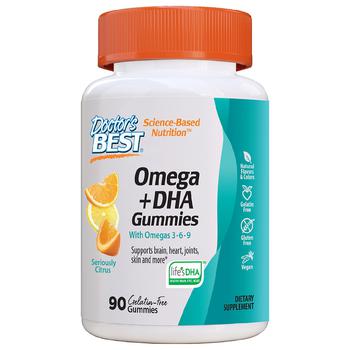 商品Omega + DHA Gummies with Omegas 3-6-9 Citrus图片