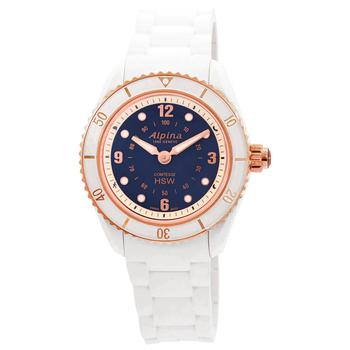 商品Alpina | Alarm Quartz Blue Dial Ladies Smart Watch AL-281WN3V4,商家Jomashop,价格¥2241图片