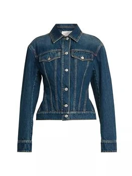 Alexander McQueen | Tailored Denim Jacket,商家Saks Fifth Avenue,价格¥13953