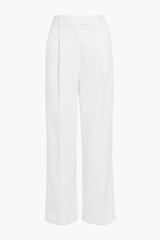 IRIS & INK, IRIS & INK | Manon pleated organic cotton-blend crepe wide-leg pants商品图片 