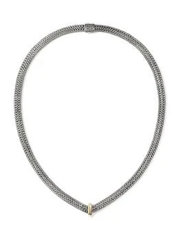 John Hardy | Icon Sterling Silver & 14K Yellow Gold Chain Necklace,商家Saks Fifth Avenue,价格¥12780