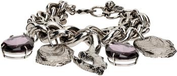 Alexander McQueen | Silver Coral Oyster Charm Bracelet商品图片,6.5折, 独家减免邮费