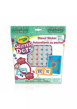 久光贴, Crayola | Crayola Glitter Dots Sticker Stencils - Custom Glitter Stickers商品图片 7.1折