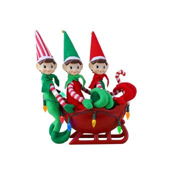 商品Mr. Christmas | Tabletop Elves in Sleigh Holiday Decor,商家Macy's,价格¥912图片