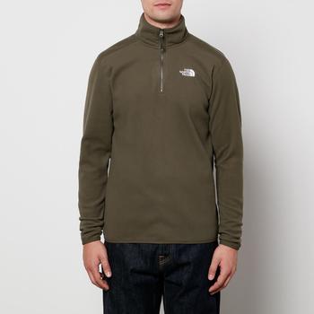 北面新款, The North Face | The North Face Men's 100 Glacier 1/4 Zip Fleece - New Taupe Green商品图片 7折