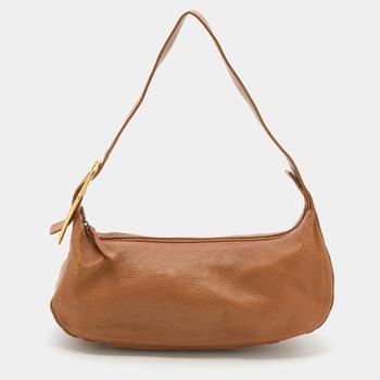推荐Furla Brown Leather Shoulder Bag商品