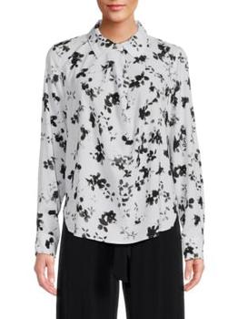 商品Calvin Klein | Floral Button Down Shirt,商家Saks OFF 5TH,价格¥230图片