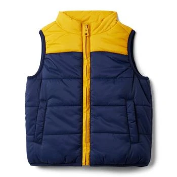 Janie and Jack | Blocked Puffer Vest (Toddler/Little Kids/Big Kids),商家Zappos,价格¥288