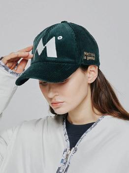推荐8s Corduroy Logo Ball - cap ( green )商品