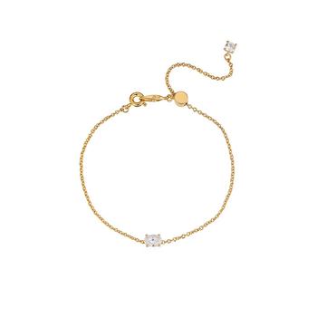 商品18K Gold Plated Oval Line Bracelet, Created for Macy's图片