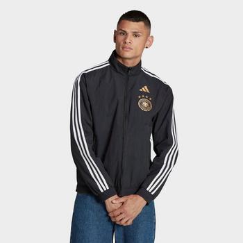 推荐Men's adidas Soccer Reversible Germany 2022 Soccer Anthem Jacket商品