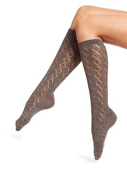 商品Natori | Rumi Swirl Crew Socks,商家Saks Fifth Avenue,价格¥129图片