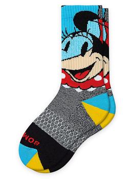 商品Bombas | Kid's Mickey & Friends Minnie Mouse Colorblock Calf Socks,商家Saks Fifth Avenue,价格¥73图片