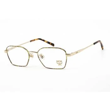 MCM | Mcm Unisex Eyeglasses - Clear Demo Lens Shiny Gold/Green Havana Metal | MCM2130A 712,商家My Gift Stop,价格¥217