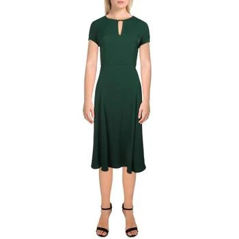 Ralph Lauren | Lauren Ralph Lauren Womens Georgette Cap Sleeves Fit & Flare Dress 3.4折