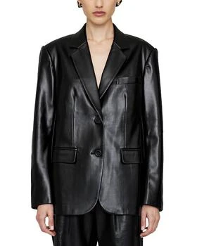 ANINE BING | Classic Leather Blazer 满$100享8.5折, 满折