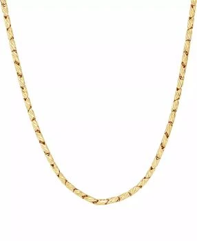 Macy's | Solid Polished Oval Link Chain Necklace in 10k Yellow Gold,商家Macy's,价格¥20573