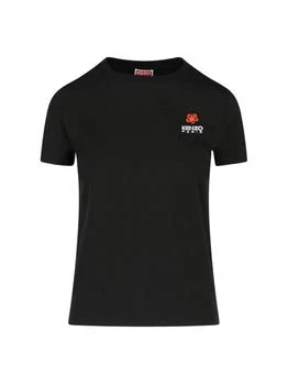 推荐Kenzo Boke Flower Logo Embroidered Crewneck T-Shirt商品