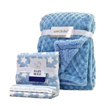 3 Stories Trading | Baby Boy or Baby Girl 5 Piece Blanket Gift Set,商家Macy's,价格¥259