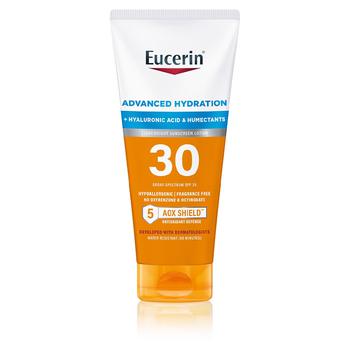 Eucerin | Hydrating Sunscreen Lotion SPF 30商品图片,满$60享8折, 满$80享8折, 满折