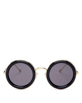 Loewe真假, Loewe | Women's Round Sunglasses, 45mm商品图片 