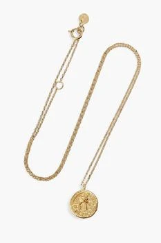 Maje | Gold-tone crystal necklace,商家THE OUTNET US,价格¥413