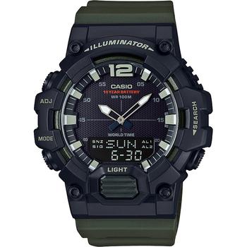 商品Casio | Men's Analog-Digital Green Resin Strap Watch 48.8mm,商家Macy's,价格¥423图片