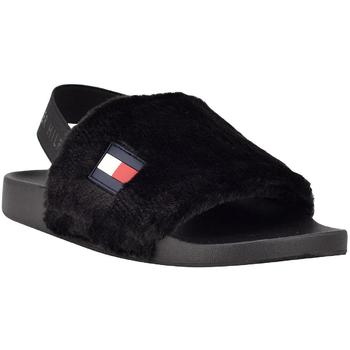 推荐Tommy Hilfiger Womens Hahna Logo Stretch Slingback Sandals商品