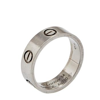 美国卡地亚戒指, [二手商品] Cartier | Cartier Love 18K White Gold Band Ring 54商品图片 6.4折, 满1件减$100, 满减